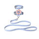 Hanhan Paradise Cat Rope Cat Traction Rope Collar Anti-Escape Cat Rope Chain Rabbit Pet Harness Collar Blue S