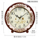 Hanshi (Hense) European retro small clock bedroom living room table clock wooden decorative clock desktop classical quartz clock HD282
