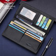 FALAMAONE brand men's wallet genuine leather long wallet cowhide business wallet card bag birthday gift for dad and husband QB887-3 [counter gift box]