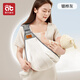 Aibedila baby carrier hands-free newborn front-hold carrier for toddlers and babies to go out horizontally to hold waist stool sling gray
