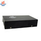 Huihong Times optische Faseranschlussbox Optische Kabel-Kabel-Kabel-Dehnung 4-Port 8-Port 12-Port 24-Port 48-Port 96-Kern Vollgestützt mit Heckfaserflansch-haltigem geschmolzener Faserscheibe optische Endbox optische Faserverlängerungsbox-Verteilungsrahmen [4-Port-leere Box] Quadratische Port SC/LC/LC