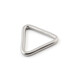 Feine stabile Hardware-Dreieckschnalle nahtloser Ringanschlussschnalle 304 Edelstahl-Stahl Ring Hängematte Dreieck Ringschnalle Handlieb Ring 13298 5*45