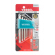 VESSEL Weiwei ball head short elbow hexagonal wrench ball head hexagonal key wrench 7-pack 8207BP-S short elbow (standard length) 7-pack