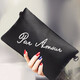 Sephren Fashion Embroidered Leather Clutch 2025 New Fashion Women's All-Match Envelope Bag Large Capacity Embroidered Handbag Shoulder Bag Large Lipstick