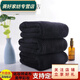 Rongtao thickened black towel barber shop dry hair towel makeup artist special tablecloth ratio black bath towel 80180C 70*140CM bath towel