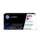 HP (HP) 657A / 657X Cartouche de toner d'origine CF470X Boîte en poudre de cartouche de toner noir applicable à M681 / M682 Imprimante de la série CF473X Magenta Toner Cartridge 657X (environ 23 000 pages))