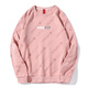 
VENSUP sweatshirt men and women fashion brand autumn and winter panda printed sweatshirt gold round neck long sleeve pullover top couple sweatshirt coat W12044 pink (mostly half size) 5XL code (recommended 200-230 Jin [Jin equals 0.5 kg])