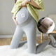 MOKPBLE large size spring and autumn bottoming tummy trousers for pregnant women 200 Jin Jin is equal to 0.5 kg Fat mm elastic outer wear pregnant women winter plus velvet small-leg cotton trousers Black spring and autumn style 1 pack 4XL recommended 180-220 Jin Jin is equal to 0.5 kg