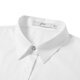 YOUNGOR long-sleeved shirt for women plain DP no-iron shirt pure cotton fabric comfortable anti-wrinkle flat and easy to care for VLDP10171BFW white 37