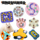 Aochun dog educational toys slow food plate anti-choking bowl hidden food bowl dog bowl pet supplies petal gray