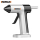 Komax lithium electric hot melt glue gun handmade glue stick household small hot melt glue gun wireless industrial grade high power advanced gray lithium electric glue gun + 30 glue sticks