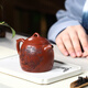 Hidden Pot World Government Subsidy Yixing Purple Clay Pot Purely Handmade Purple Clay Tea Set Teapot Dahongpao Qinquan Pot