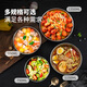 美厨（maxcook）316L不锈钢碗 沙拉碗汤碗双层隔热 饭碗餐具面碗22cm MCWA9898