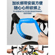 Road handlebars with road handlebars with straps, curved handlebars, non-slip and wear-resistant bicycle wrap handlebars for cycling, nano-grade PU, shock absorption, sweat absorption, anti-breakage, black carbon pattern