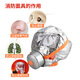 巨木人防战备应急包防毒面具消防防烟面罩灭火器逃生过滤式自救呼吸器 消防防毒面具【新国标 消防认证】