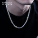 SHENGSHIQIYUAN pt950 platinum necklace men's style platinum necklace clavicle chain high-end men's fashion accessories 72.68 g 66 cm thick about 5.5mm