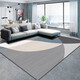 Yonghuan Teppich Wohnzimmer 2024 neuer Stil kostenloser waschbarer und abwischbarer Sofa Bodenmatte Schlafzimmer Feeling Haushalt Licht luxuriöser wasserdichtes Tea-Decke Einfach Nr. 15601 1 Stück 80 cm*120 cm (wasserdicht und färbend)