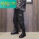 
McGrady Legend New Year New High-top British Trendy Men's Shoes Martin Boots Leather Shoes Inner Height Boots Autumn and Winter Plus Fleece H12529 Black Four Seasons Model 39