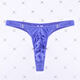 Sexy masculina tanga t-tousers de leche delgada seda transparente de cintura baja cómoda de cadera delgada sexy u convexa ropa interior de seda alternativa sexy sm rojo xl