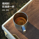 Made in Tokyo, stainless steel double-layer insulated desktop mug 420mL outdoor camping water cup 304 coffee cup silver gray