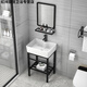 Cuenca de la columna de Nansangweichi Cuenca de lavado vertical Pequeño apartamento de piso Cerámico de lavado de cerámica Fregadero de baño 4837E Basin + drenaje de soporte / apartamento pequeño