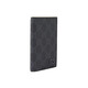 
Gucci (GUCCI) men's black GG canvas with leather GG logo multi-card card holder 768249FACQC1049 7.5x12 cm