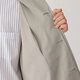 Muji Herrenstand Halsband Coat Trench Coat Herbst Herbst mittlere Länge ad0urc4a hellgelb xl 180/104a