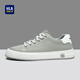 HaiLan Home HLA men's shoes spring new canvas shoes versatile men's casual shoes low top breathable shoes men's soft sole comfortable shoes men's gray 40 (sports size)