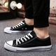 Hero Rooster (Yingxiongji) 2021 Sommer Neue Leinwandschuhe für Männer Schülern Low Top -Paar Board Schuhe koreanischer Stil Atmungsfreier lässiger Stoffschuhe Trendy 6621 Blue 42 (Standardgröße)