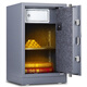 Deli light gray electronic password safe box key password double unlock can enter the cabinet home office M-grade safe box. 3645A electronic password safe box height 695mm safe box factory direct sales multi-storey shipment