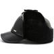 Ruoxi Yuhan elderly hat men's winter velvet warm leather hat for middle-aged and elderly people thickened ear protection outdoor cold-proof casual old hat black one size fits all 58-59 head circumference