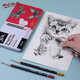 Mont Marte (Mont Marte) sketch pencil 12 sketch set painting sketch pen 3h-9b drawing charcoal pen tin box art brush student drawing brush full set V MPN0136