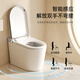 
JOMOW fully automatic intelligent toilet integrated large seat without water pressure limit rotating foam shield hot toilet 983 983 gray-side high-end - automatic flip cover + unlimited water pressure