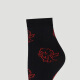 
Wolford Dragon50D Dragon Year limited pattern full print comfortable socks 48091 9734 Black/Red Unicode