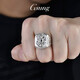 GsunG platinum PT950 ring, elegant men's Pixiu men's ring, platinum live mouth Pixiu ring, pt950 ring, about 23 grams