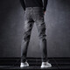 Aemape Jeans Herren Frühling und Sommer neue lässige lange Hosen Herrener locker dicker Stil Vielseitig 606 Grau + 653 Grau 28