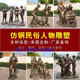 Fiberglass figure sculpture custom cast copper farming folk campus culture celebrity portrait large outdoor statue pendulum elephant sculpture dingjin