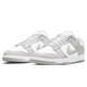 
Nike (NIKE) men's shoes 2025 new summer DUNK LOW sports shoes retro board shoes rubber sole low top light casual shoes white mist gray DD1391-103 42.5