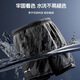 Li Ning (LI-NING) swimming trunks men's two-in-one anti-embarrassment quick-drying five-point beach trunks swimming trunks hot spring swimwear 0031 black gray XL