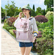 Neue koreanische Version des vielseitigen literarischen Leinwand -Rucksacks für Mädchen im College -Stil Rucksack Leichtes Kapazität Grundschüler Junior High School Schüler High School Schools Schultasche Computertasche FantExi V688G Pink