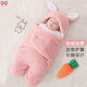 9i9 baby sleeping bag anti-kick quilt winter thick velvet baby swaddle blanket newborn blanket 0-6 months A171 rabbit