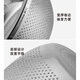 Camellia (CHAHUA) Zhenxiang stainless steel vegetable washing and draining basket household kitchen drain basin rice cleaning artifact drain basket 26 cm vegetable basket