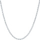 Saturday Fu PT950 platinum necklace plain chain female gold star chain PT057316 about 2.53g 40cm birthday gift