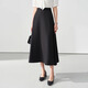 Lady Bird a-line long skirt women's formal umbrella skirt professional long skirt shirt skirt interview skirt black skirt M