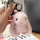 Disney Plush Rabbit Bag Bag Sendation Imation Mink Hair Car Accessories Accessories Подвеска милая кукла Женский подарок Grey [плюс кулон кролика] Friendy Friendy Feel