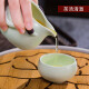 Enjoy Kung Fu Tea Set Jingdezhen Ceramic Teapot Tea Cup Ru Porcelain Complete Tea Set Portable Travel Ru Kiln Tea Set Home Simple Tea Tray