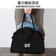 Bolsa de viaje de Quanpinwu Gran capacidad Viaje de negocios de corta distancia para la bolsa de almacenamiento de equipaje para hombres para mujeres que nadan en forma de viaje portátil [separación seca y húmeda + capacidad expandible] Capacidad negra ultra grande, a prueba de desgaste y más duradera