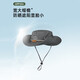 Memaru Western Cowboy Hat Fisherman Hat Women's Summer Breathable Sun Protection Hat Outdoor Camping Sun Shade Hat Hiking Mountaineering Hat Men's Khaki-Mountain Label [Waterproof and Quick-drying]