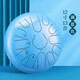 Huashu Drum Ethereal 15 Tono 14 pulgadas Estilo de acero de carbono C Ajuste D Ajuste de Ruyin Style Lengua de acero Druming Instrumento para principiantes Instrumento Olvidarse de la palabra Ruyin de acero de carbono D Ajuste 15 Tono 14 Ink Negro + Conjunto completo de accesorios