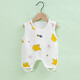 
9i9 baby bellyband pure cotton summer thin belly protection newborn half-back clothes baby belly circumference and legs gauze sleeping bag 2 pieces A29 bear